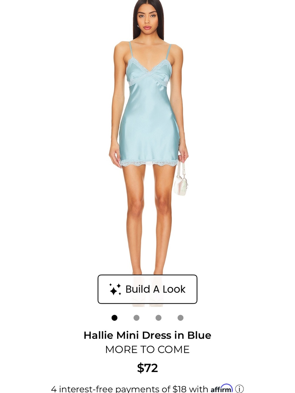 MORE TO COME Hallie Mini Slip Dress